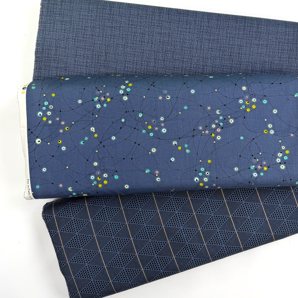 Preview: Mix Match ST10209 ST10208 ST10213 Baumwolle Webware MODA Nachthimmel